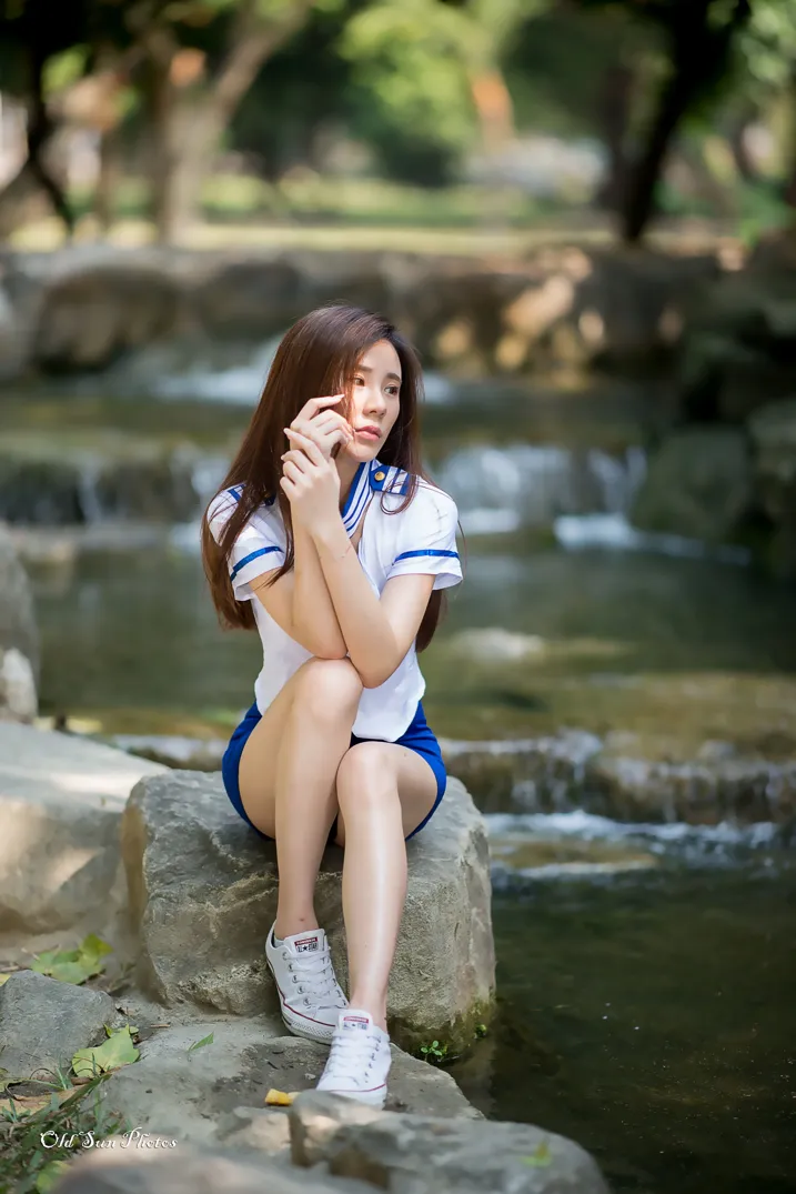 [Mzsock] NO.184 Chen Lixuan stewardess style beautiful legs street photography#[105P]-46